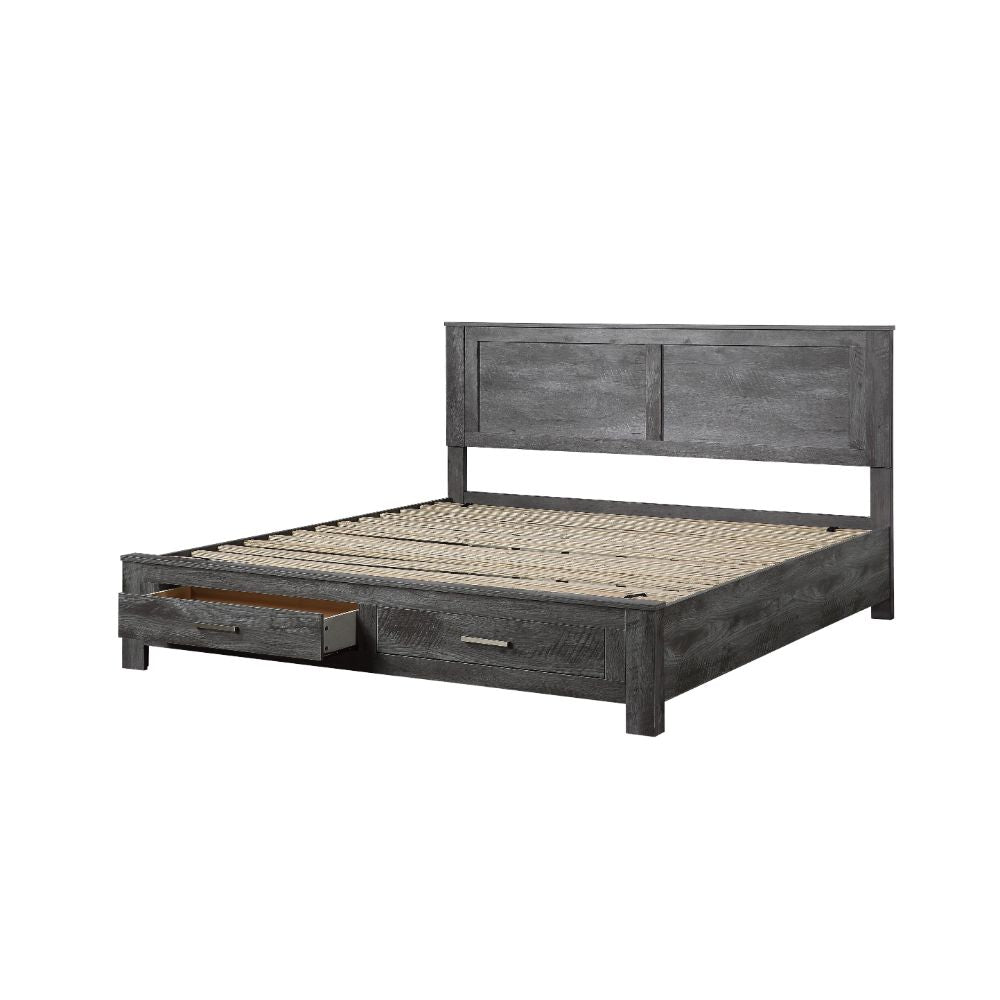 queen bed w/storage