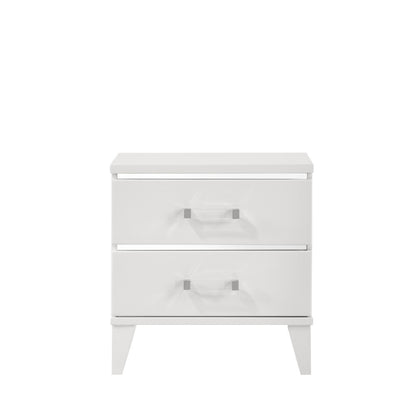 Atlas Nightstand, White Finish