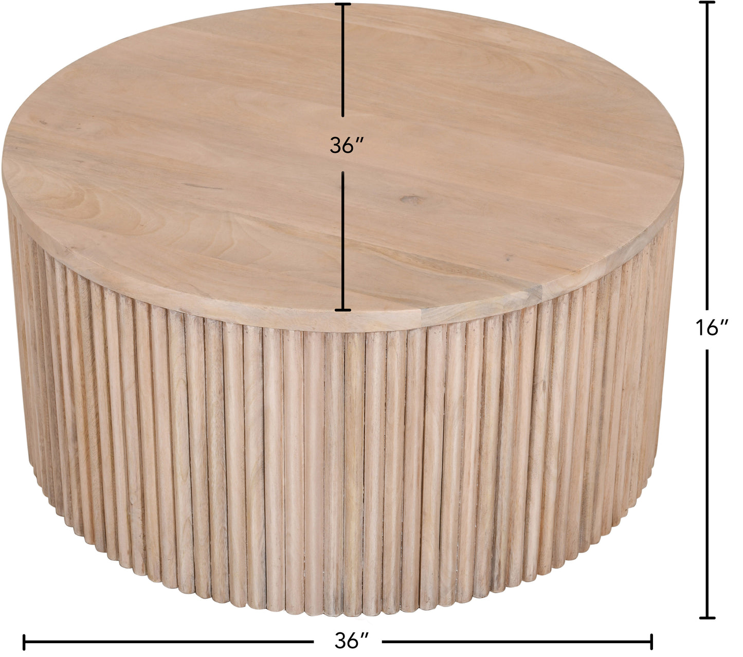 xander natural coffee table ct