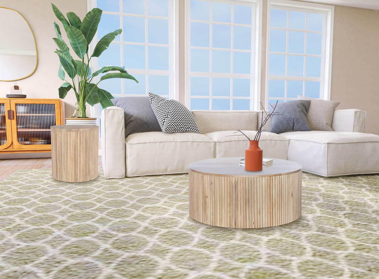 xander natural coffee table ct