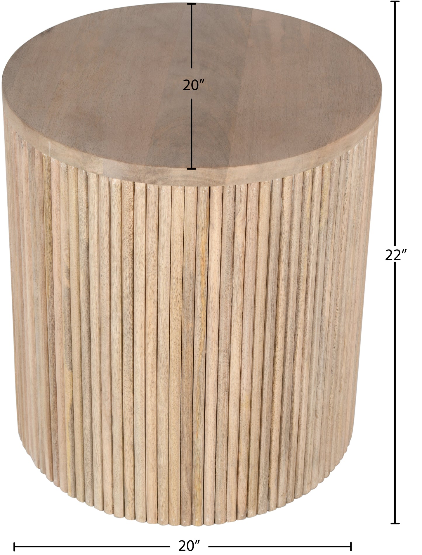 xander natural end table et