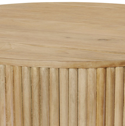 Piper Natural Oak Wood End / Side Table, 1 Piece