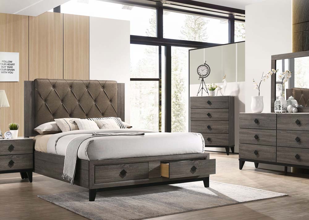 ek bed w/storage