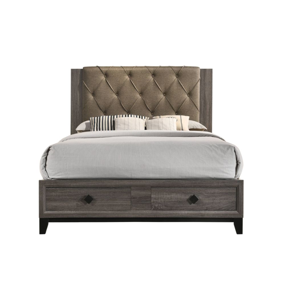 queen bed w/storage