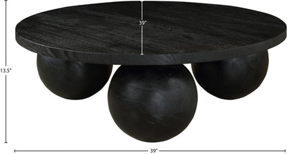 Curve Black Coffee Table CT