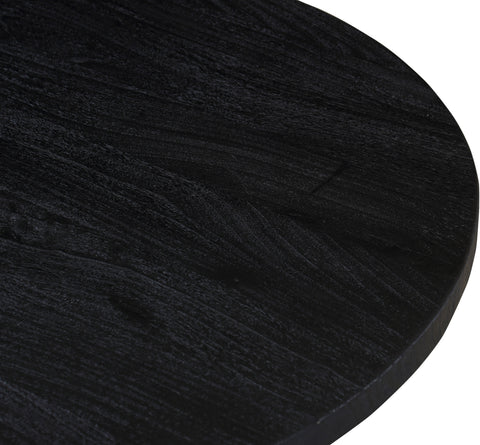 Delaney Black Acacia Wood Coffee Table, 1 Piece