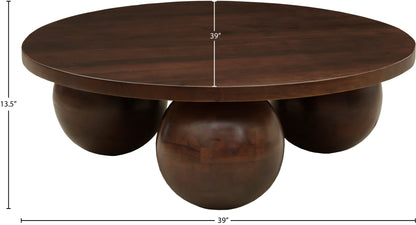 Curve Brown Coffee Table CT