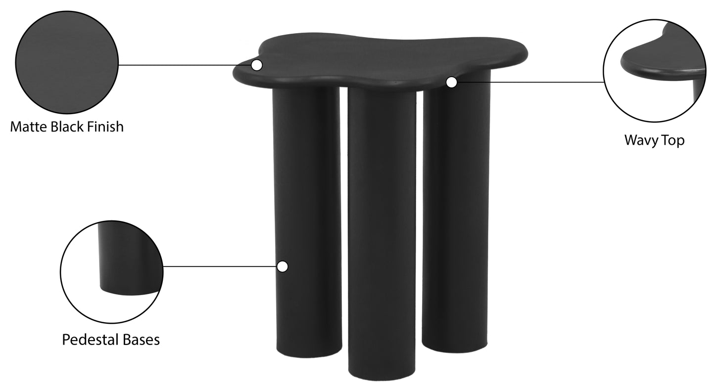 barbosa black end table et