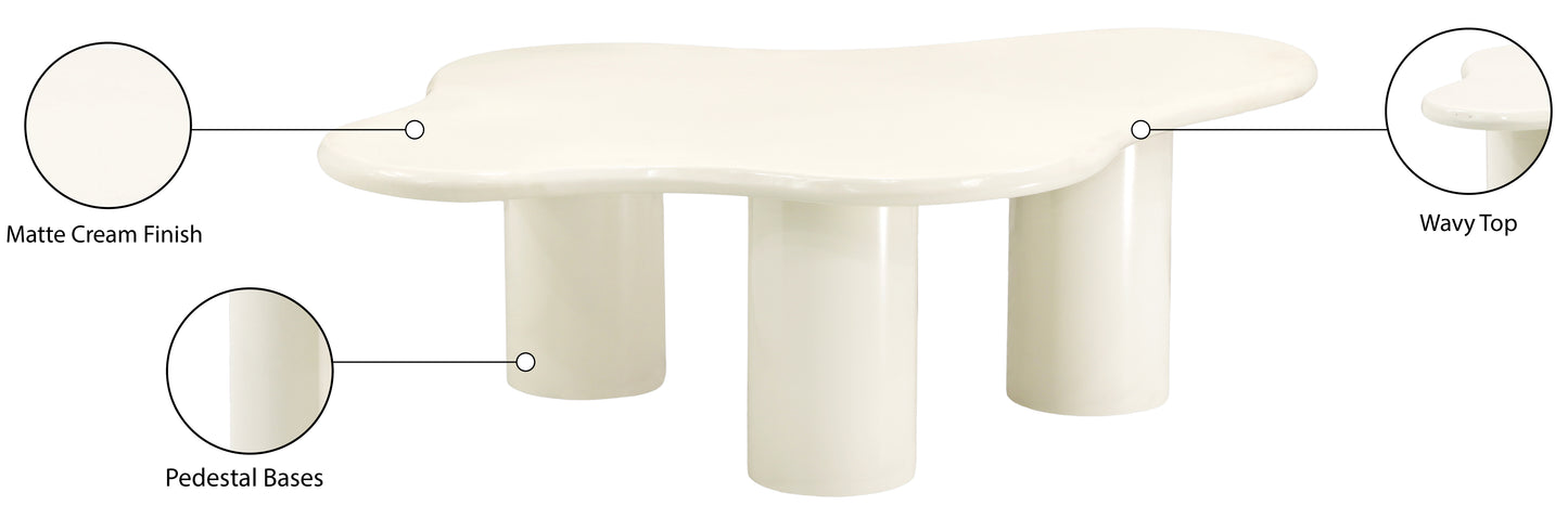 barbosa cream coffee table ct