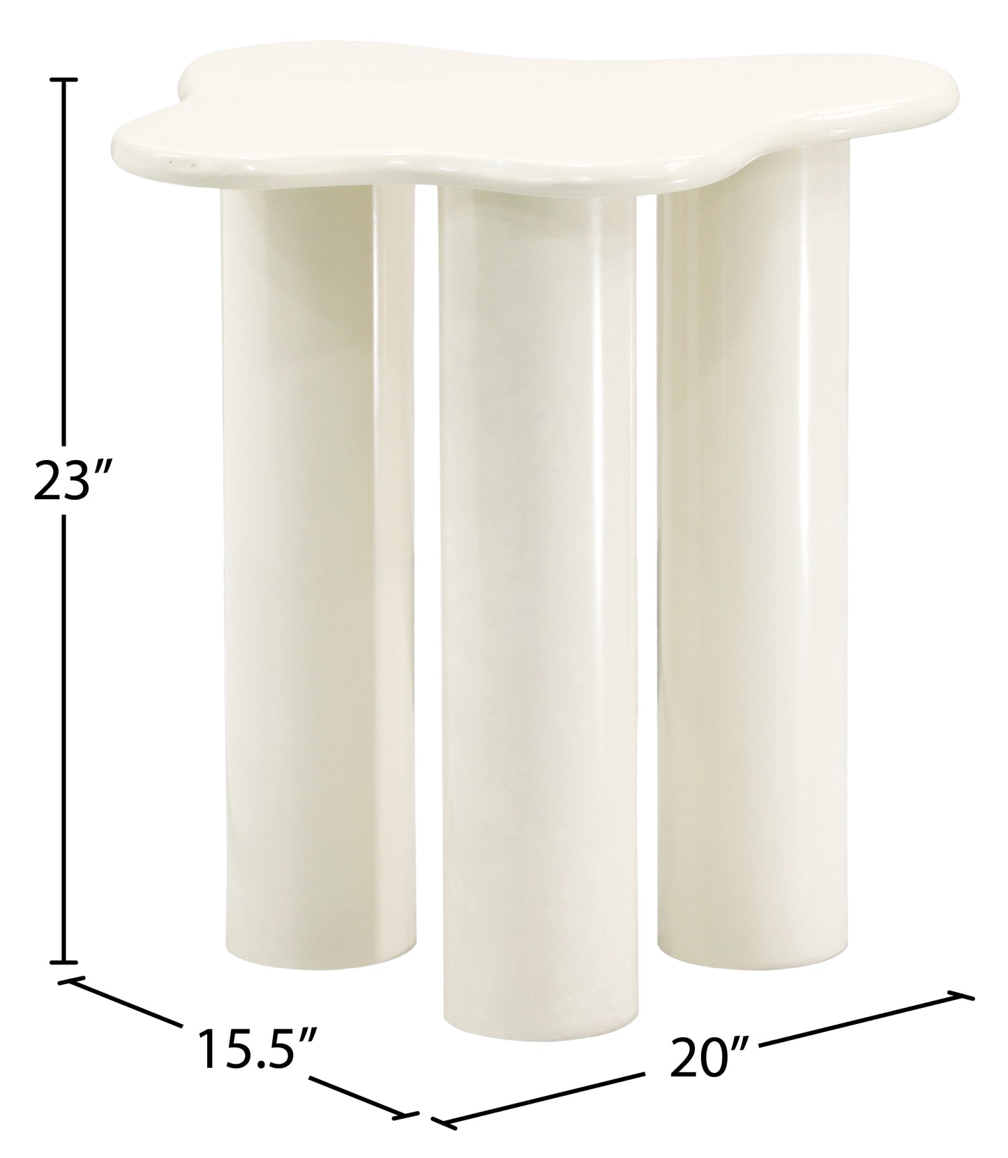 barbosa cream end table et