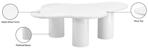 Barbosa White Coffee Table CT