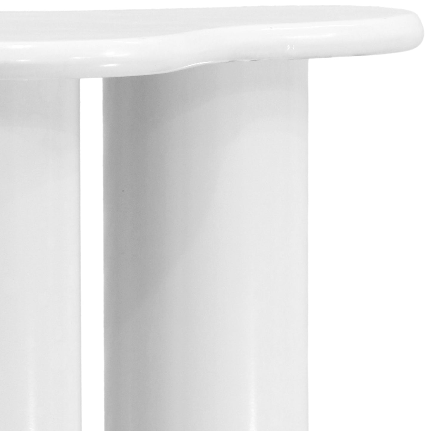 barbosa white end table et