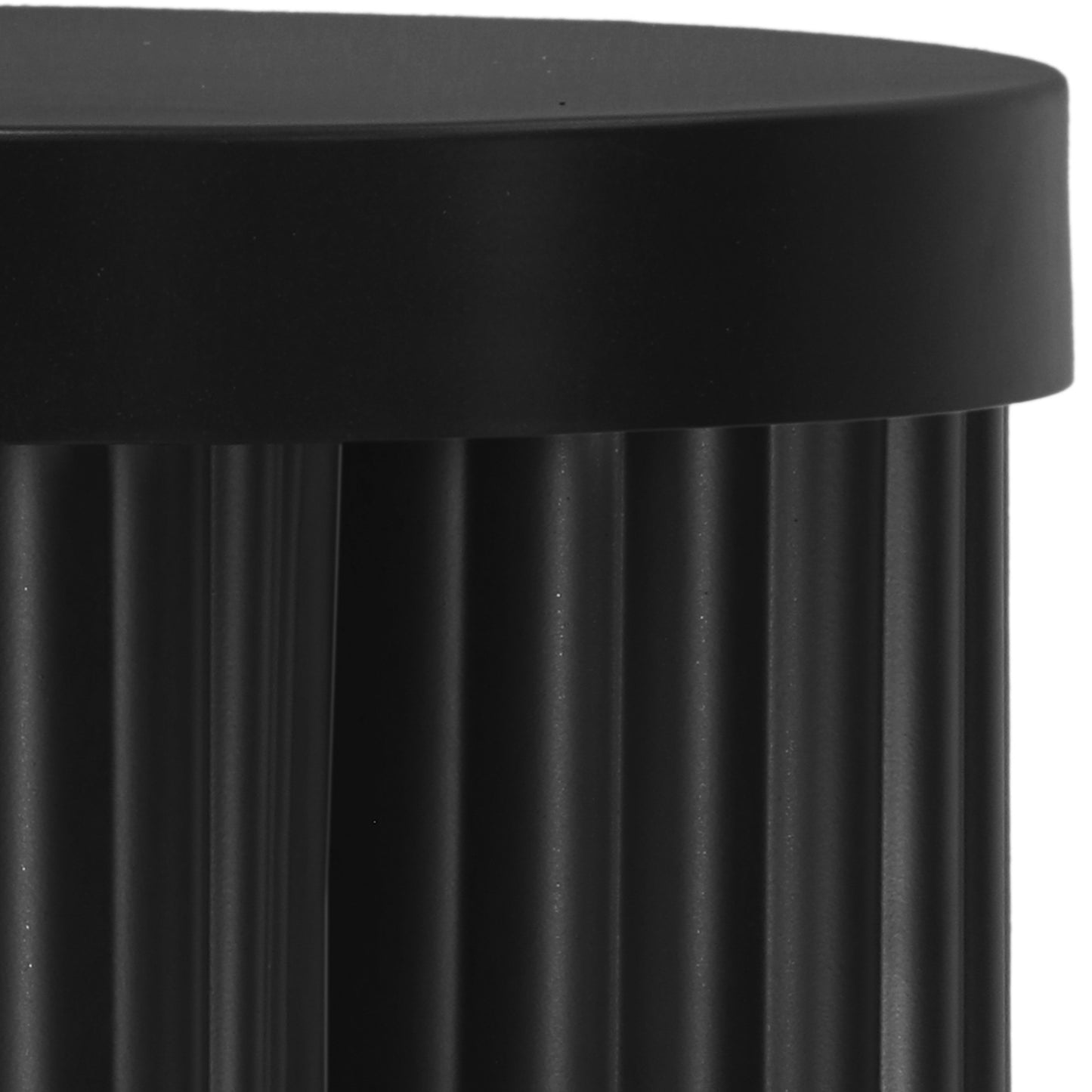 bowtie black end table et