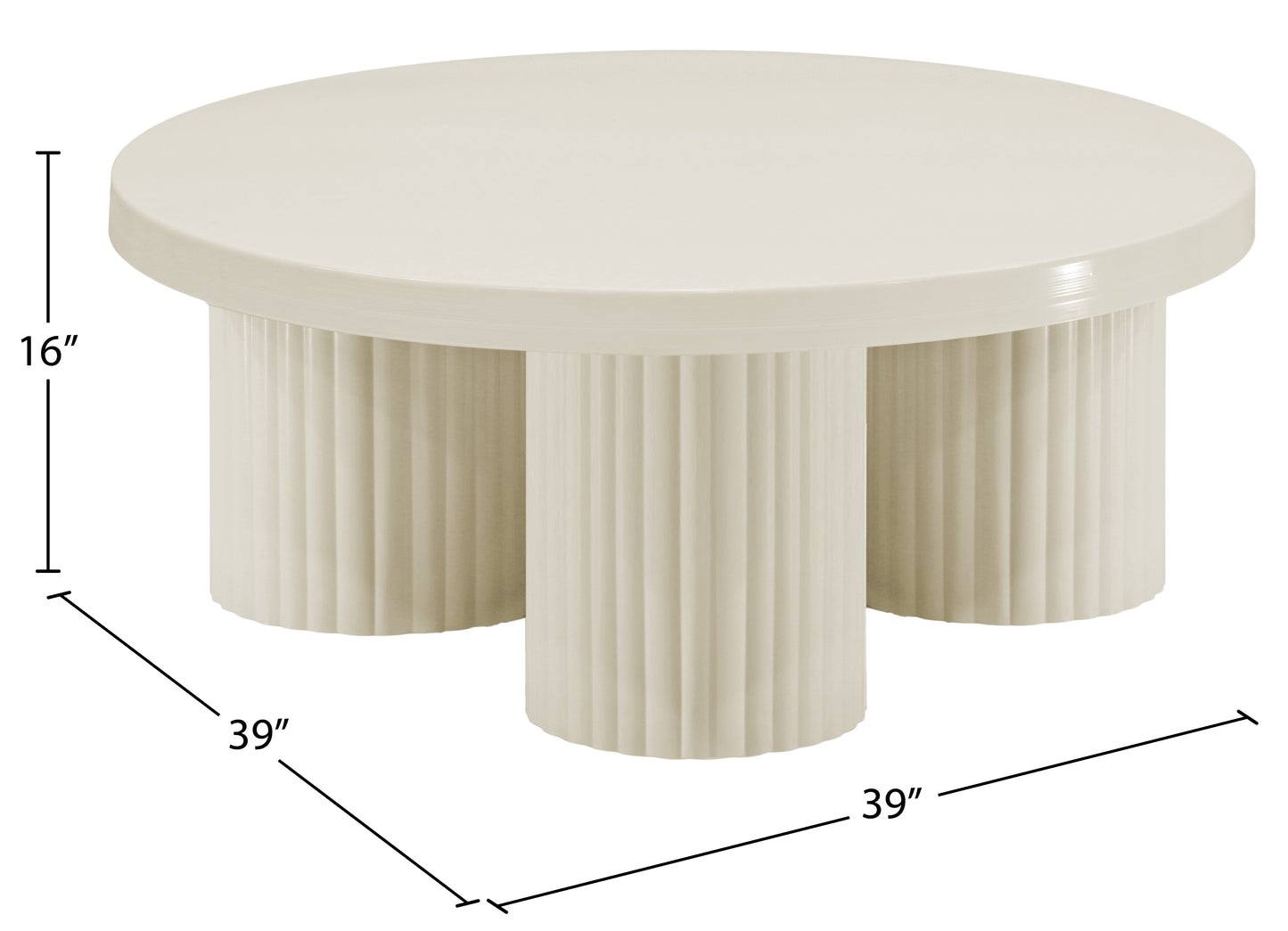 bowtie cream coffee table ct