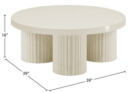 Bowtie Cream Coffee Table CT