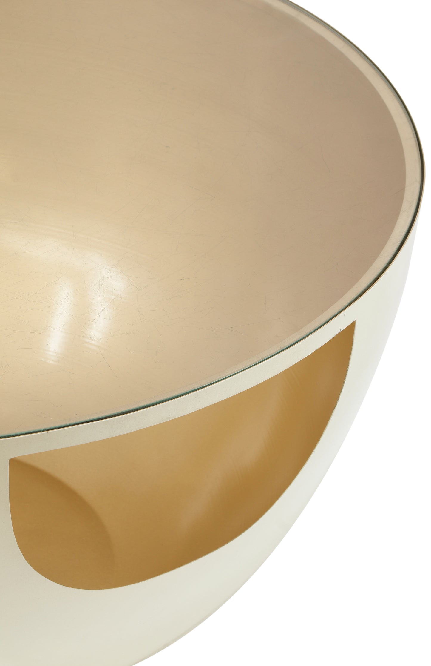 benito cream / gold coffee table ct