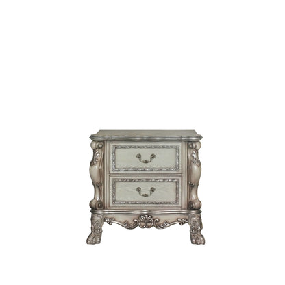 ADITYA Nightstand, Vintage Bone White Finish