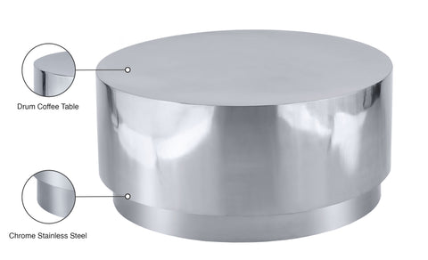 Abby Silver Coffee Table C