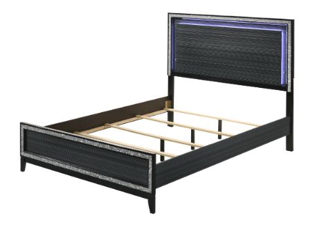 ek bed w/led