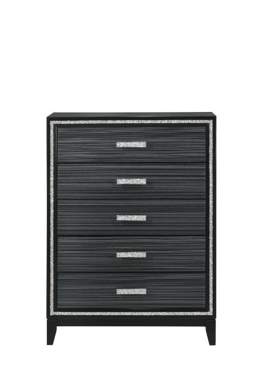 baara chest, weathered black finish