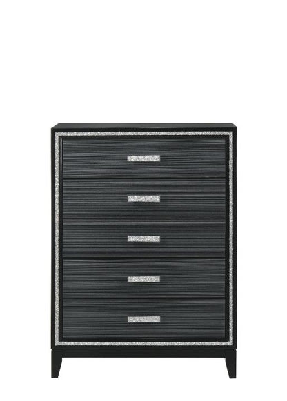 Baara Chest, Weathered Black Finish