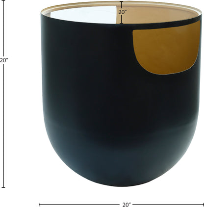 Benito Black / Gold End Table ET