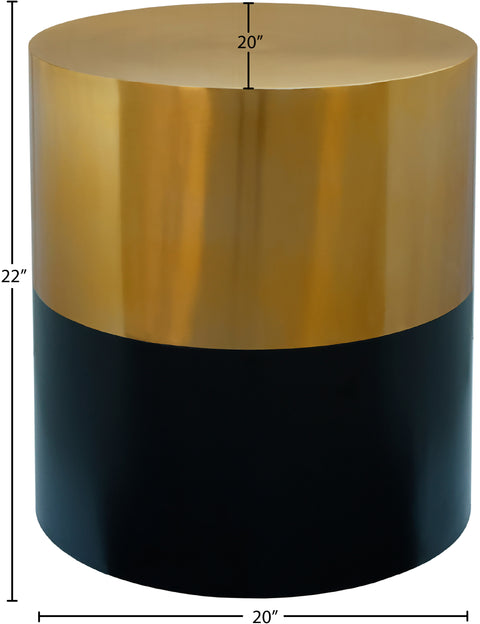 Kai Black / Gold End Table ET