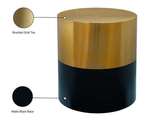 Kai Black / Gold End Table ET