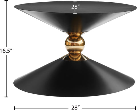 Artisto Black / Gold Coffee Table CT