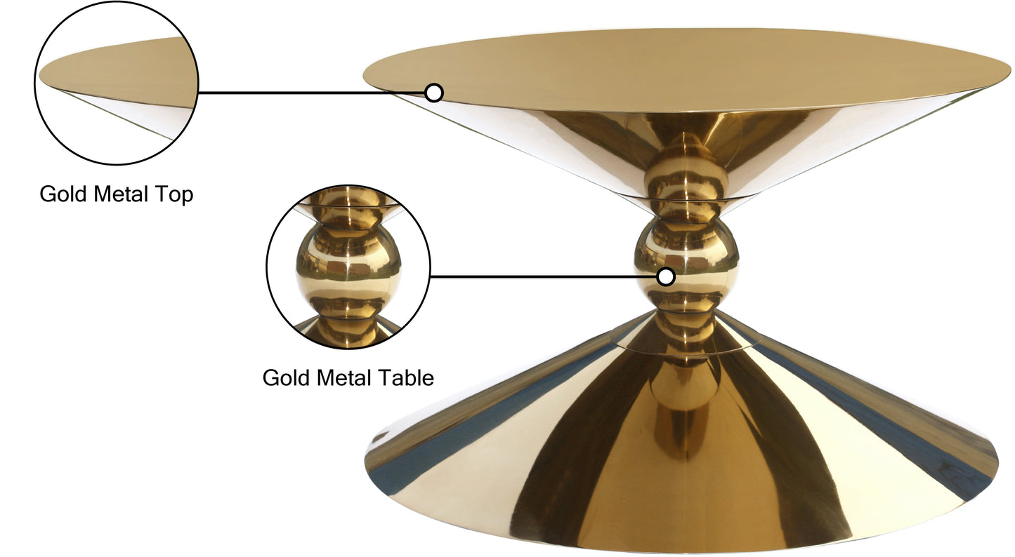 artisto gold coffee table ct
