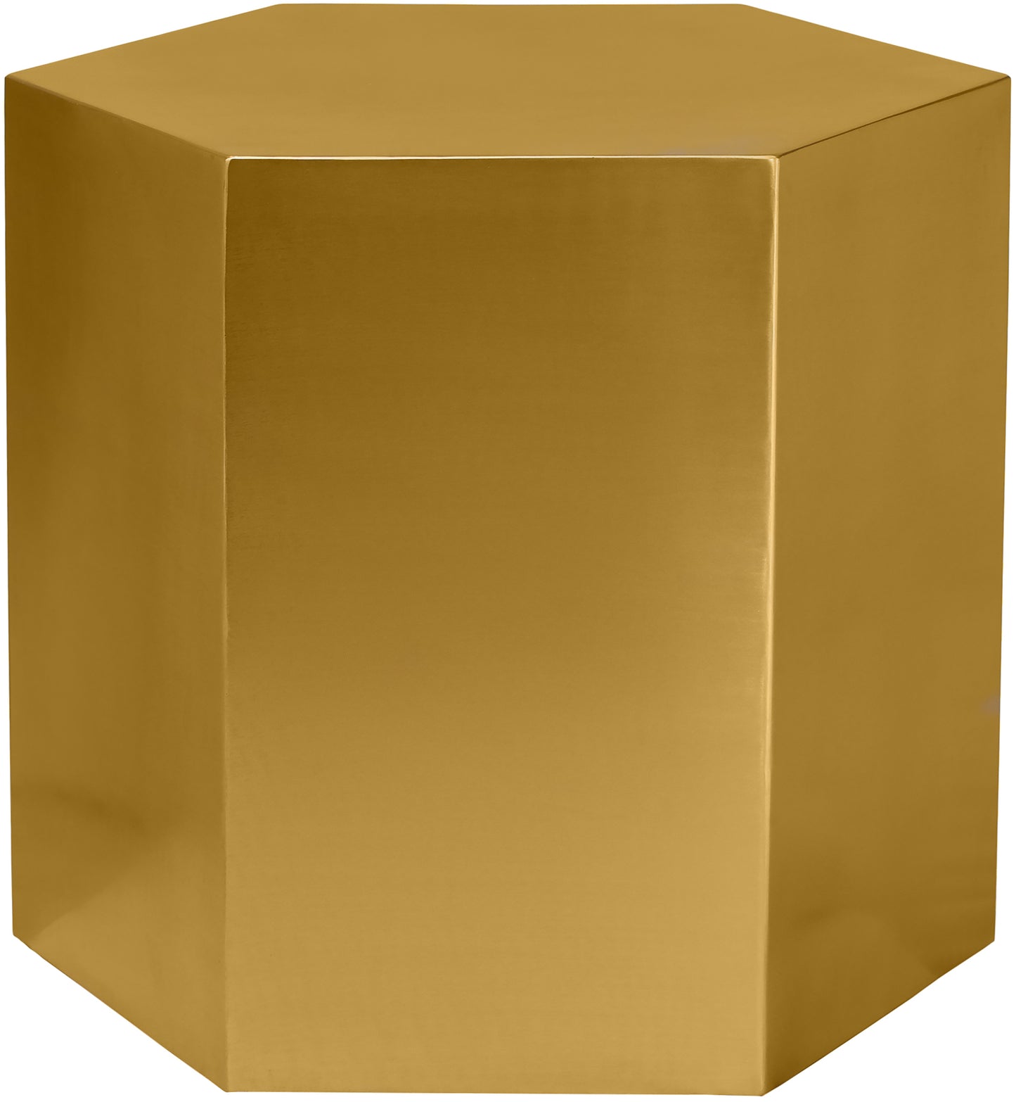 xena brushed gold end table et