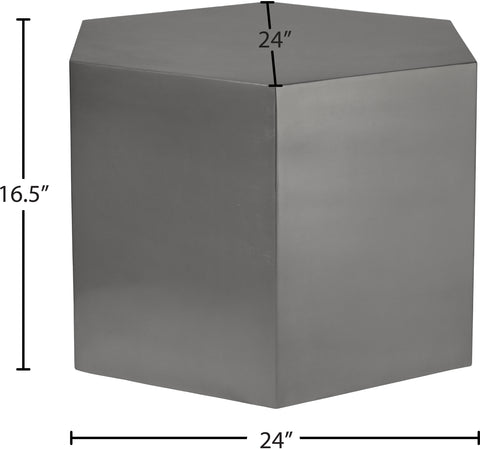 Xena Brushed Chrome Coffee Table CT