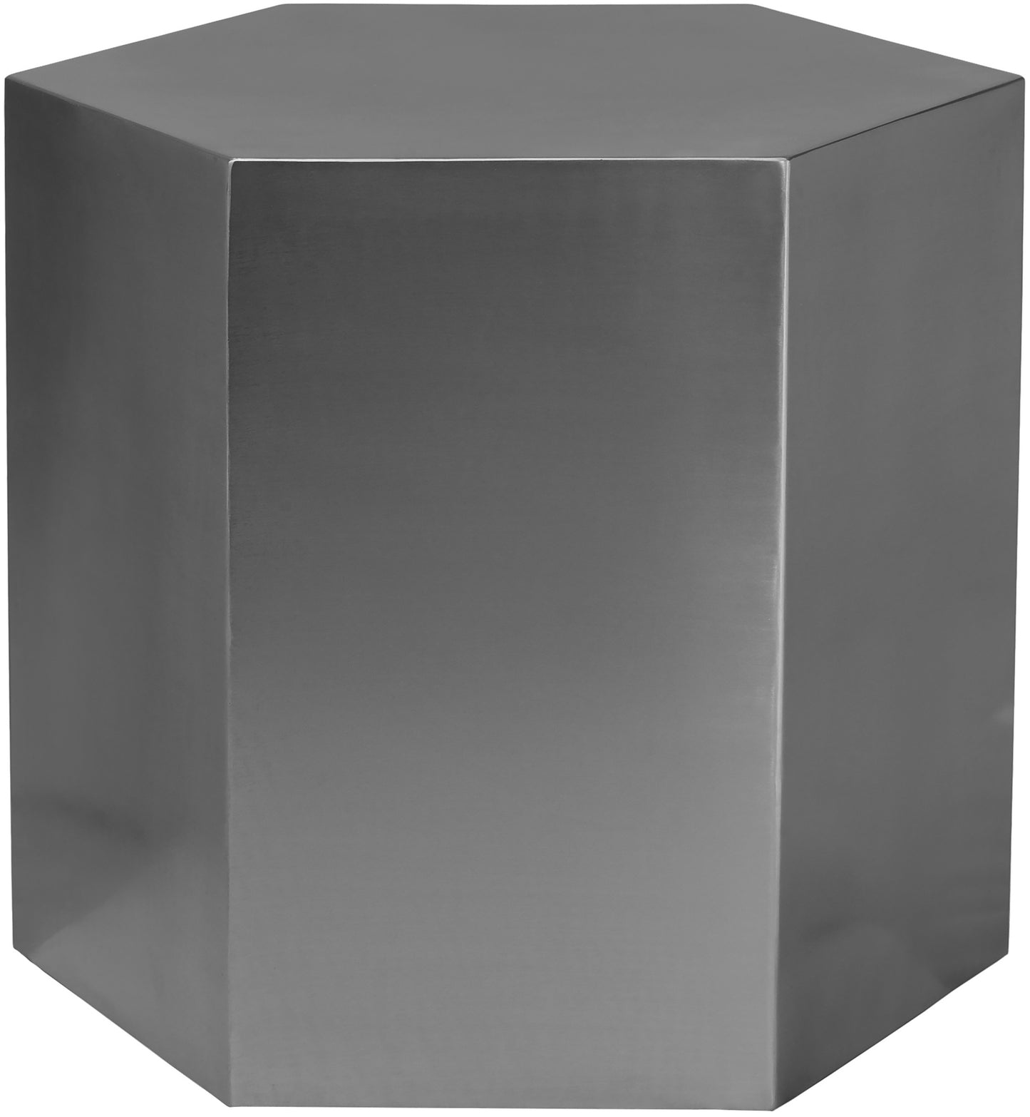 xena brushed chrome end table et