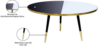 Jagger Gold / Black Coffee Table CT