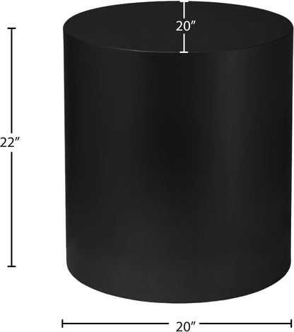 Beacon Matte Black End Table ET