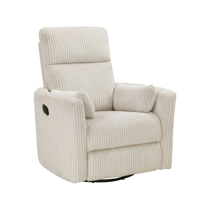360 Swivel Glider Recliner Cream