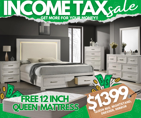 Elena Queen Storage Bedroom Set