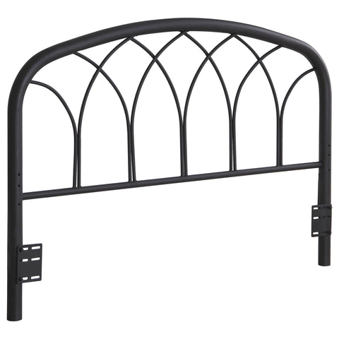 Sylvia Metal Queen or Full Open Frame Headboard BlackBlack