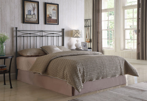 Borman Metal Queen or Full Open Frame Headboard Rustic BronzeRustic Bronze
