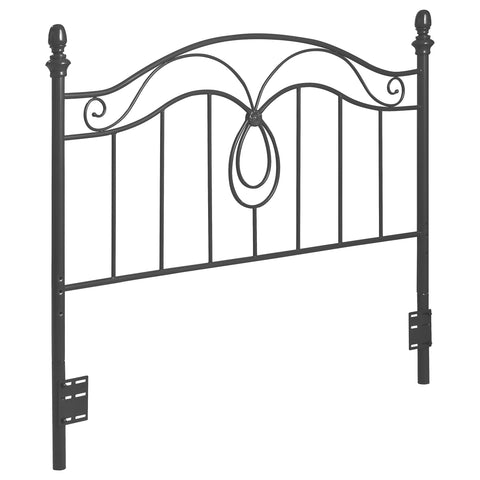 Aminah Metal Queen or Full Open Frame Headboard Dark GreyDark Grey