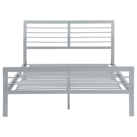 Claremont Metal Full Open Frame Bed SilverSilver
