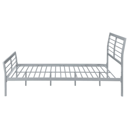 Claremont Metal Full Open Frame Bed SilverSilver
