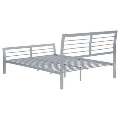 Claremont Metal Full Open Frame Bed SilverSilver