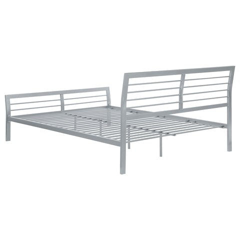 Claremont Metal Queen Open Frame Bed SilverSilver
