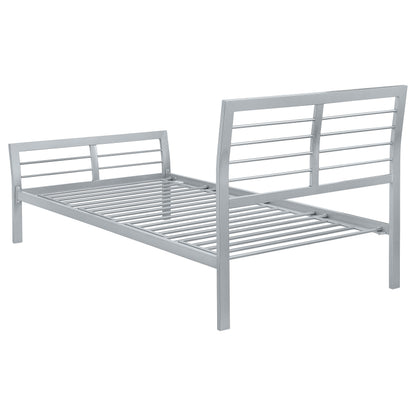 Claremont Metal Twin Open Frame Bed SilverSilver