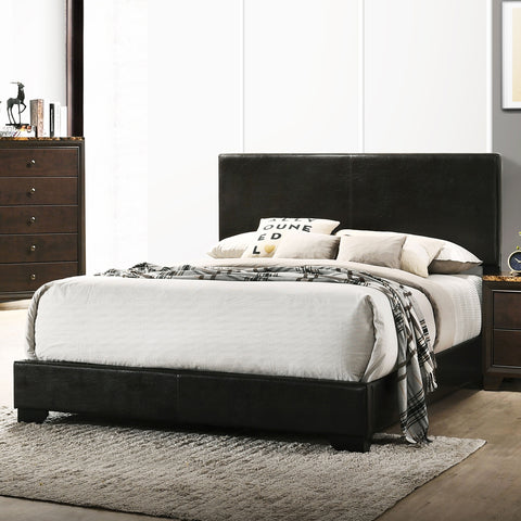 Hayward Upholstered Eastern King Panel Bed BlackBlack