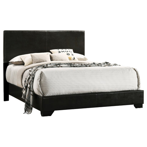 Hayward Upholstered Eastern King Panel Bed BlackBlack
