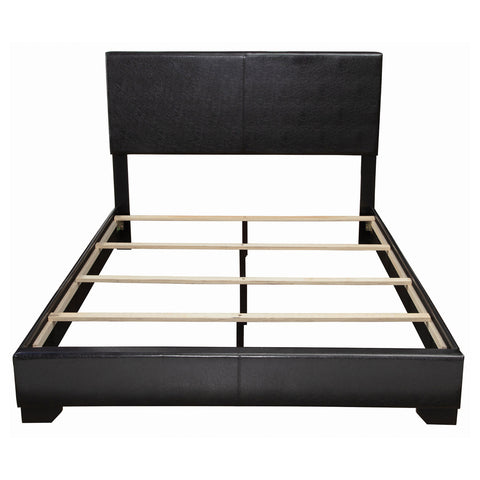Hayward Upholstered Queen Panel Bed BlackBlack