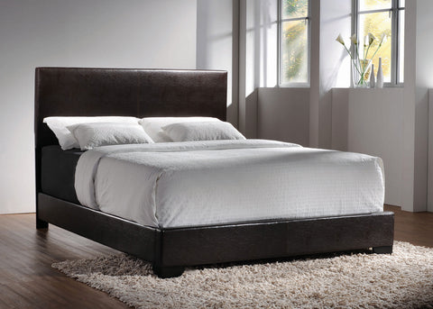 Hayward Upholstered Full Panel Bed Dark BrownDark Brown