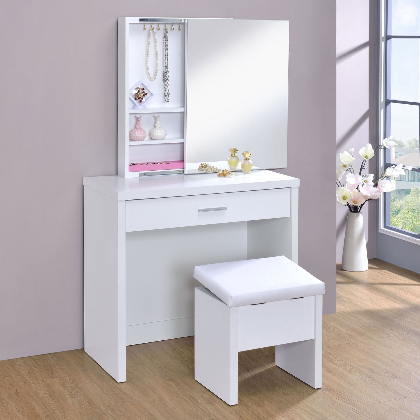 vanity table & mirror